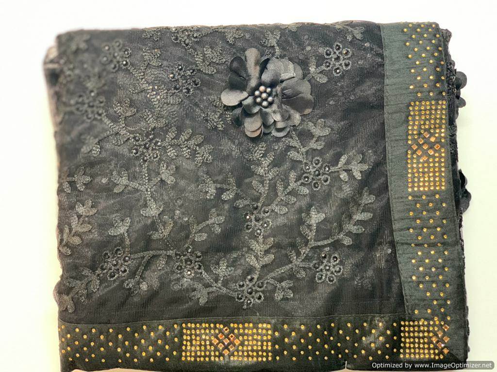 DF 4025 Soft Net Party Wear Rich Look Saree